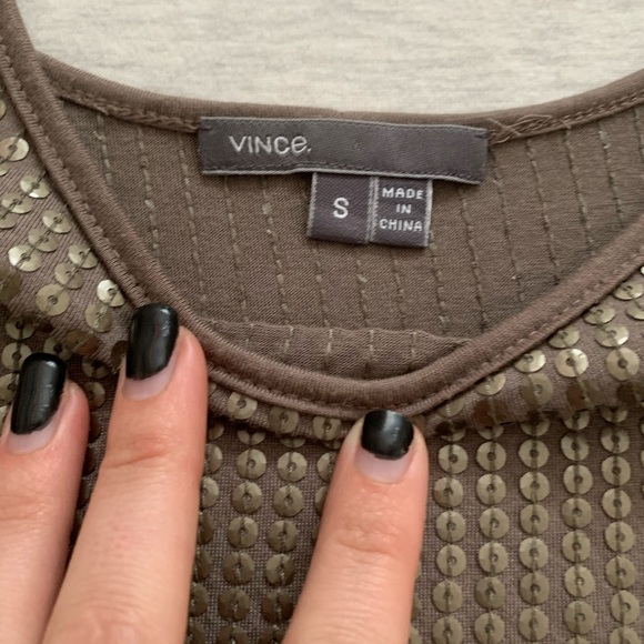 NWOT Vince Sequin Tank - Picture 7 of 8